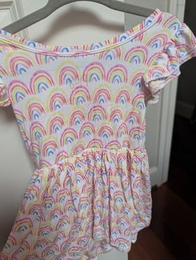 EUC Little Sleepies Rainbow Dress